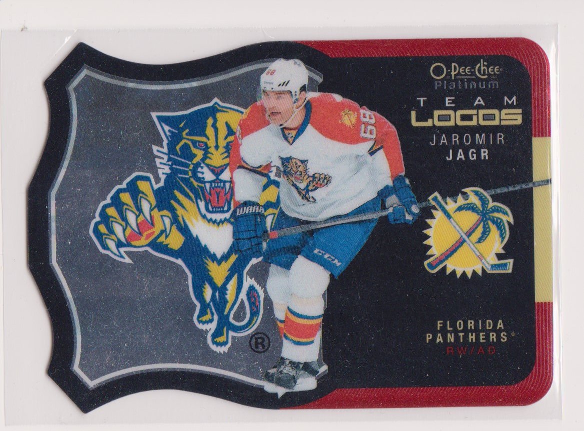 (image for) 2015-16 O-Pee-Chee Platinum Team Logo Die Cuts #T13 Jaromir Jagr